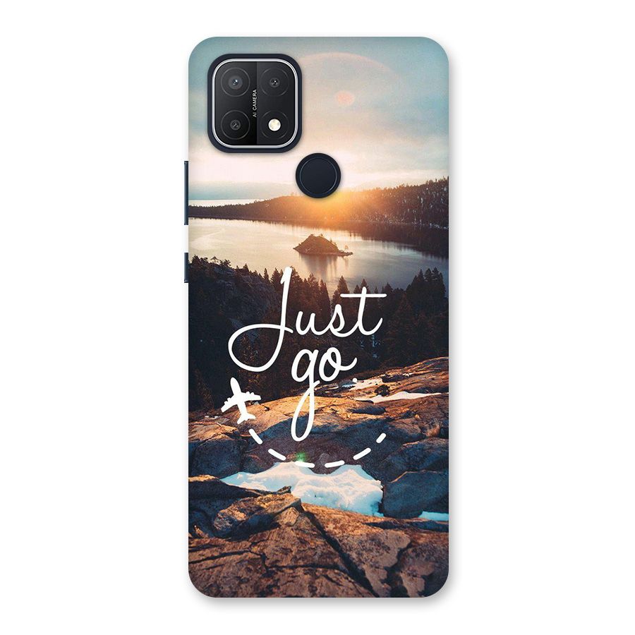 Morning Just Go Back Case for Oppo A15