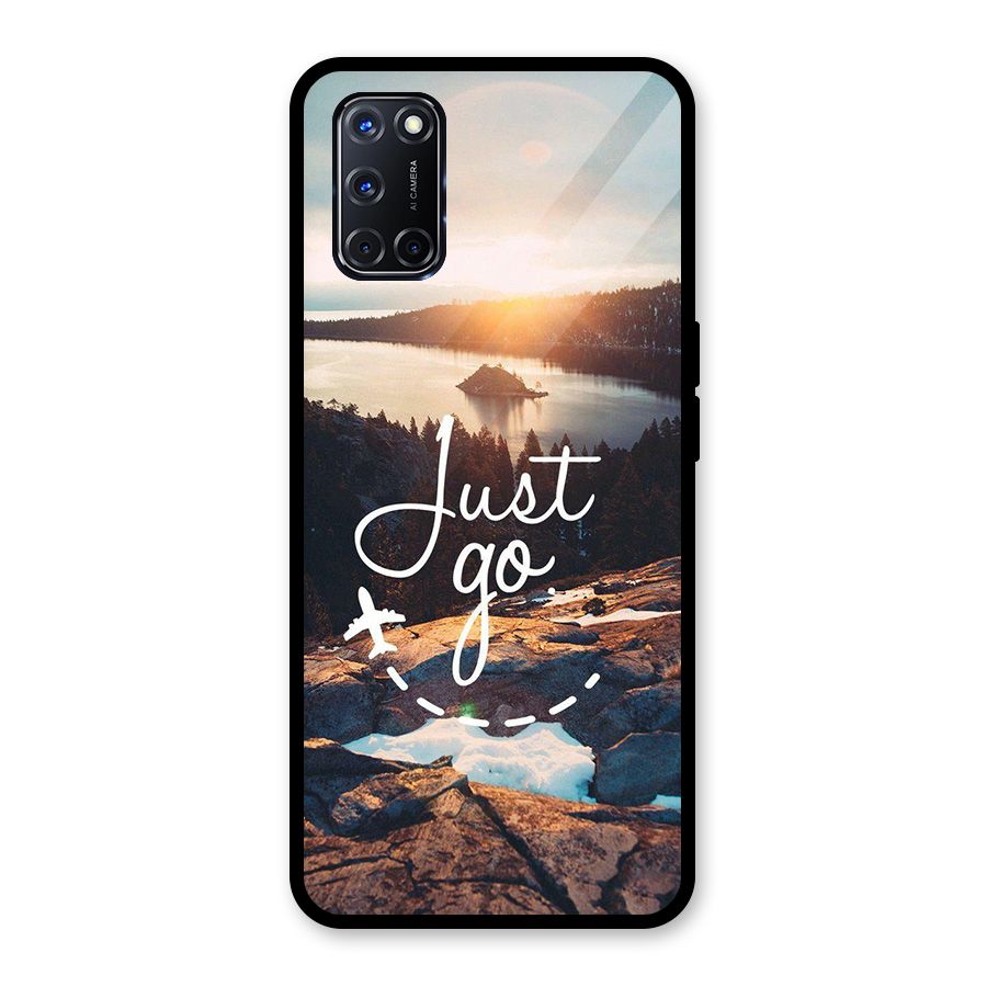 Morning Just Go Glass Back Case for Oppo A52