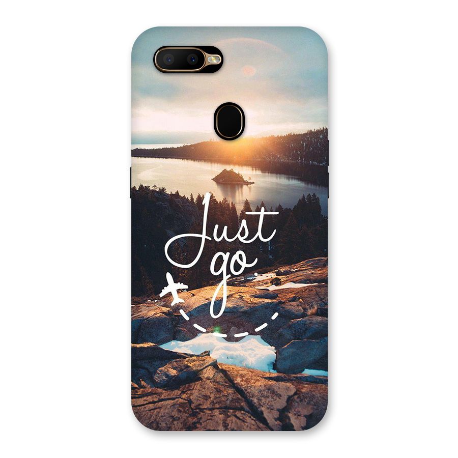 Morning Just Go Back Case for Oppo A5s