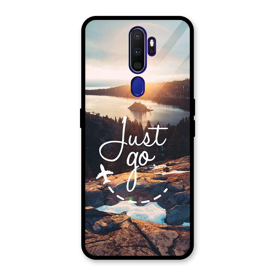 Morning Just Go Glass Back Case for Oppo A9 (2020)