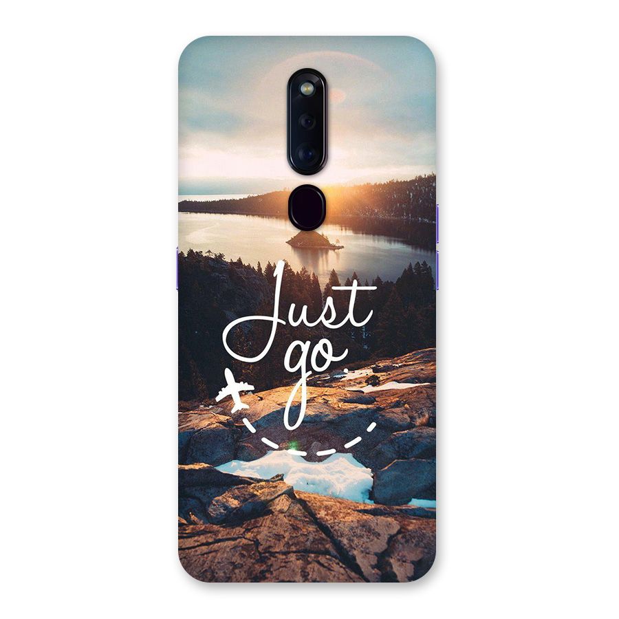 Morning Just Go Back Case for Oppo F11 Pro