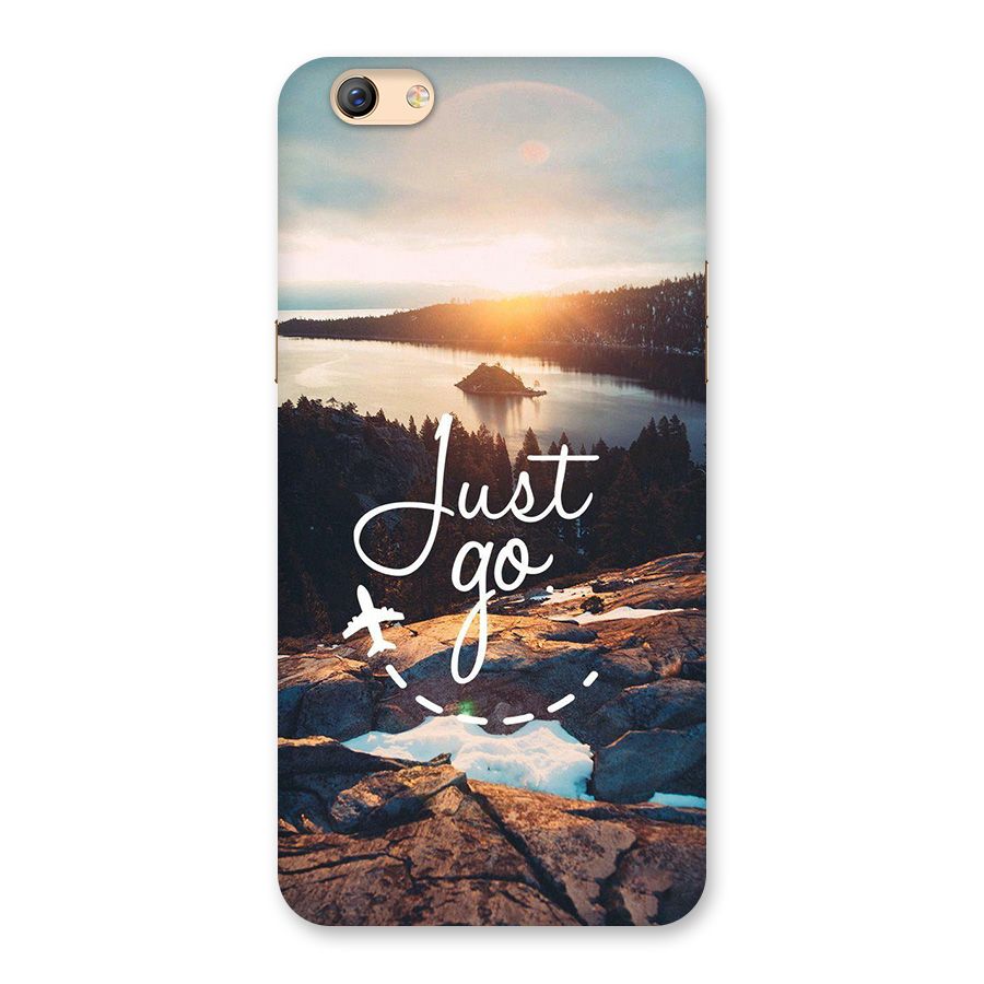 Morning Just Go Back Case for Oppo F3 Plus