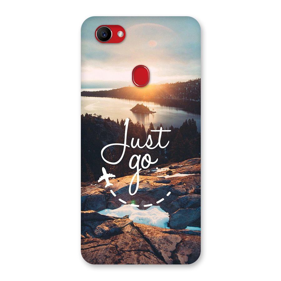 Morning Just Go Back Case for Oppo F7