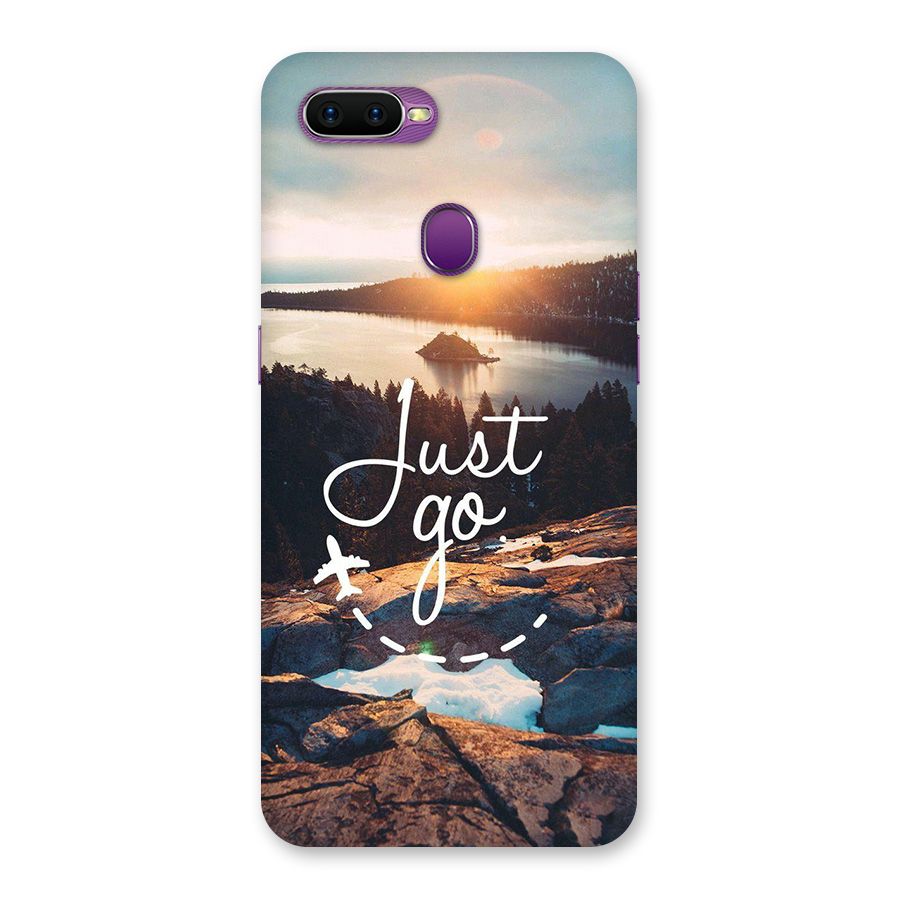 Morning Just Go Back Case for Oppo F9