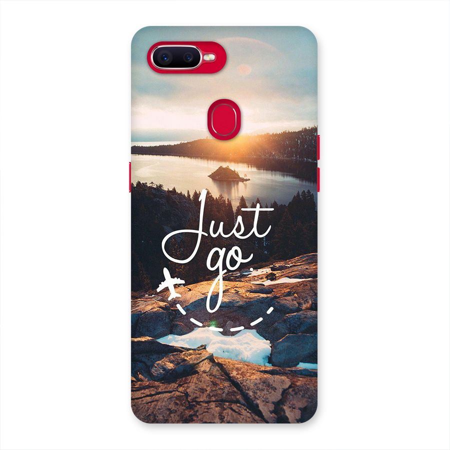 Morning Just Go Back Case for Oppo F9 Pro