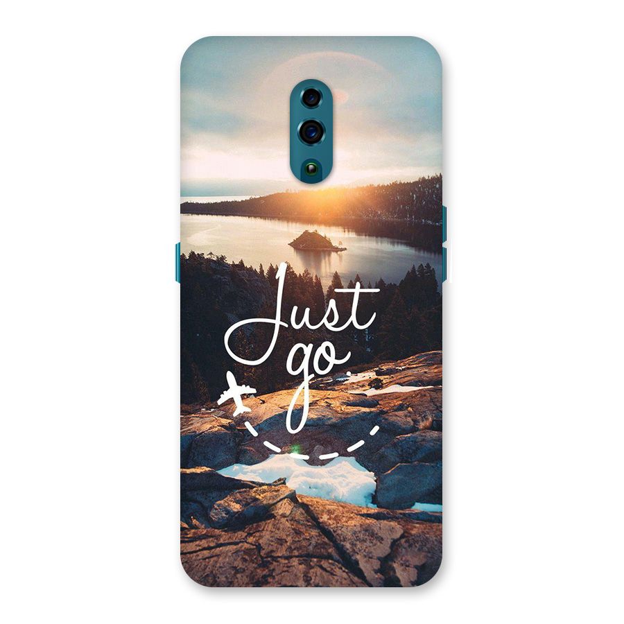 Morning Just Go Back Case for Oppo Reno