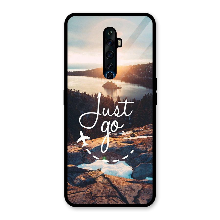 Morning Just Go Glass Back Case for Oppo Reno2 Z