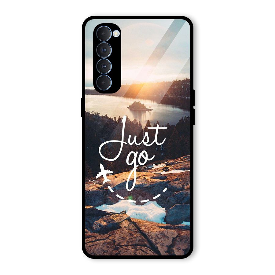Morning Just Go Glass Back Case for Oppo Reno4 Pro