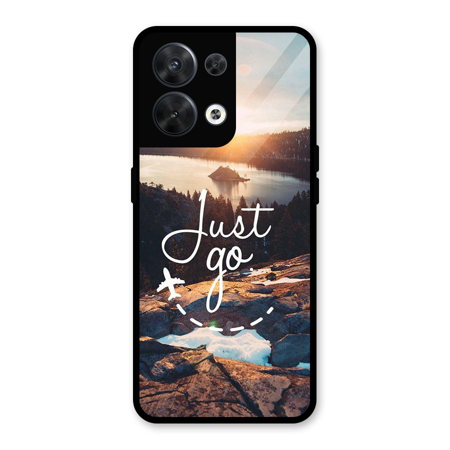 Morning Just Go Glass Back Case for Oppo Reno8 5G