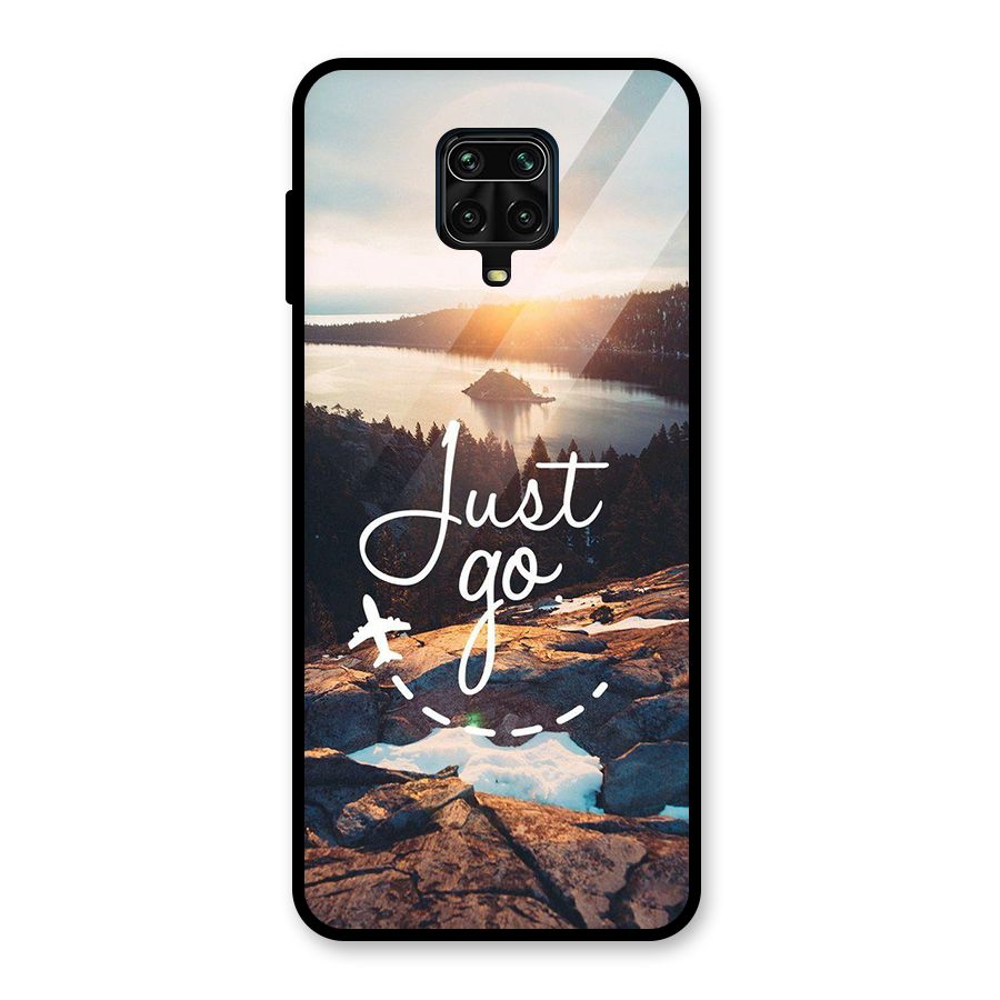 Morning Just Go Glass Back Case for Poco M2 Pro