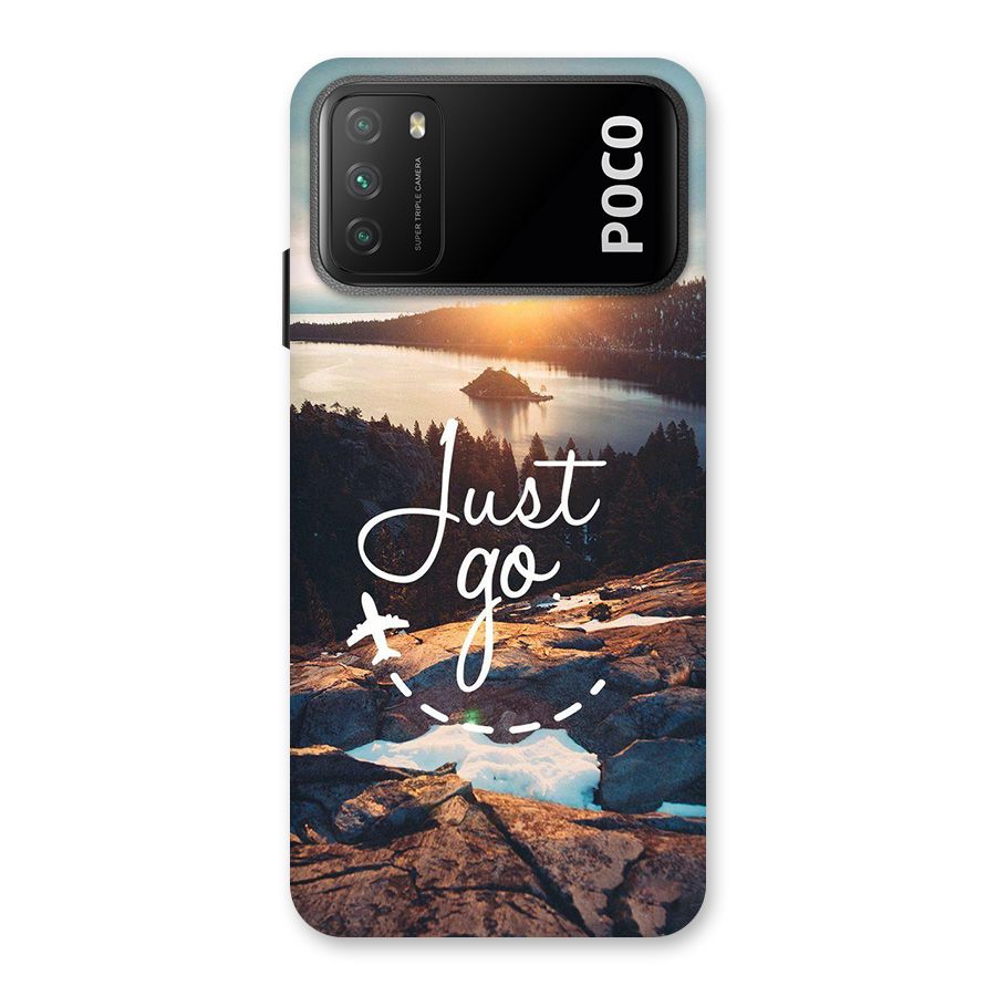 Morning Just Go Back Case for Poco M3