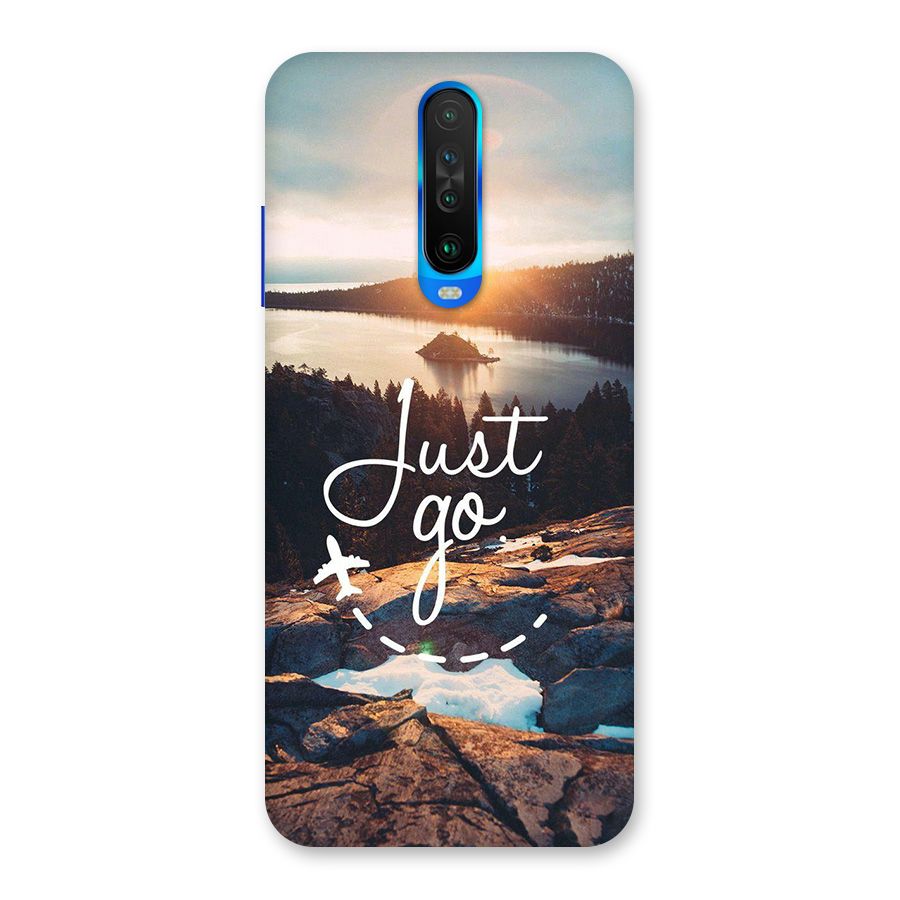 Morning Just Go Back Case for Poco X2