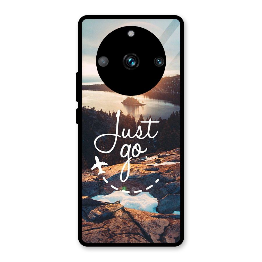 Morning Just Go Glass Back Case for Realme 11 Pro