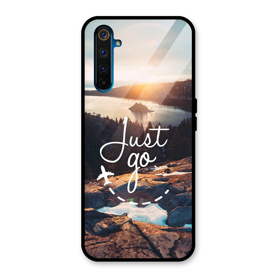 Morning Just Go Glass Back Case for Realme 6 Pro