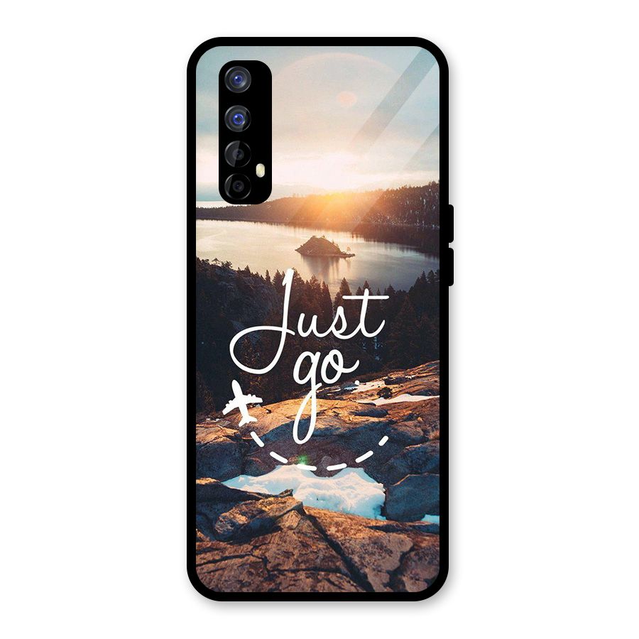 Morning Just Go Glass Back Case for Realme 7
