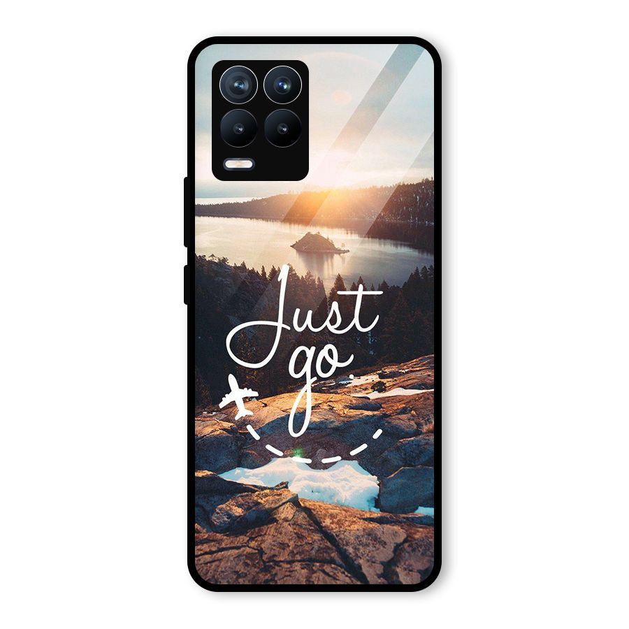 Morning Just Go Glass Back Case for Realme 8 Pro