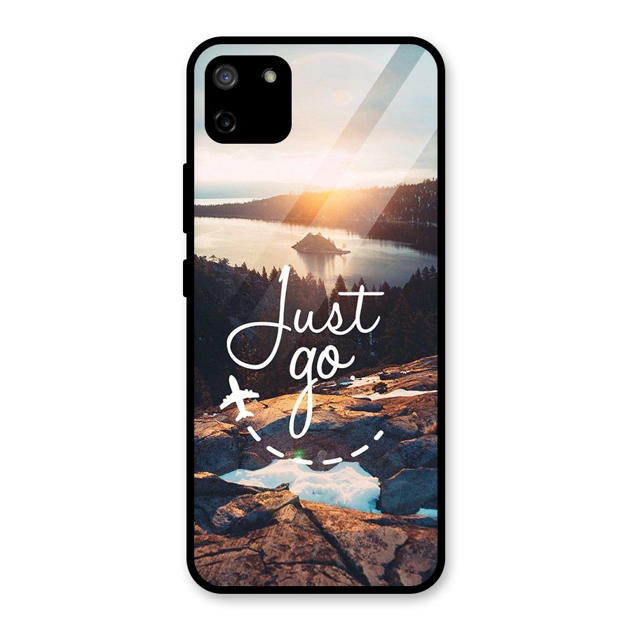 Morning Just Go Glass Back Case for Realme C11