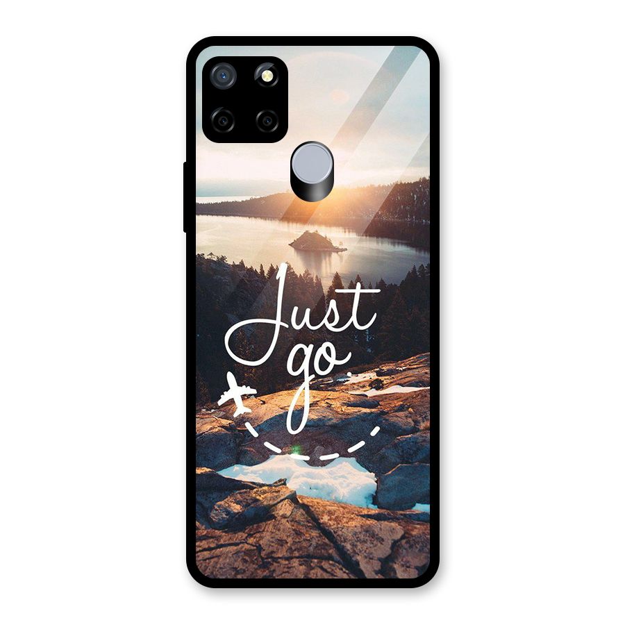 Morning Just Go Glass Back Case for Realme C12
