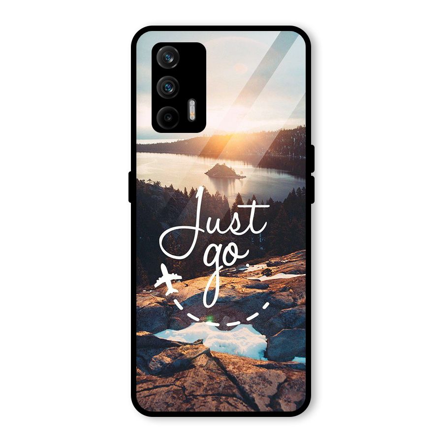 Morning Just Go Glass Back Case for Realme GT 5G