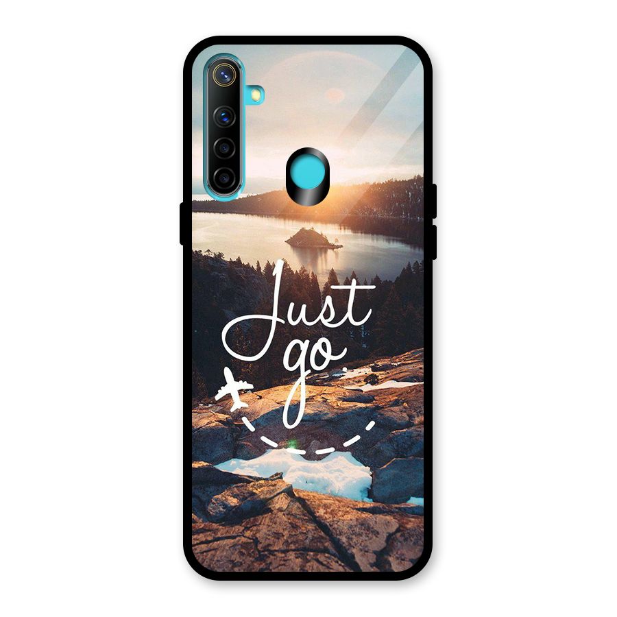Morning Just Go Glass Back Case for Realme Narzo 10