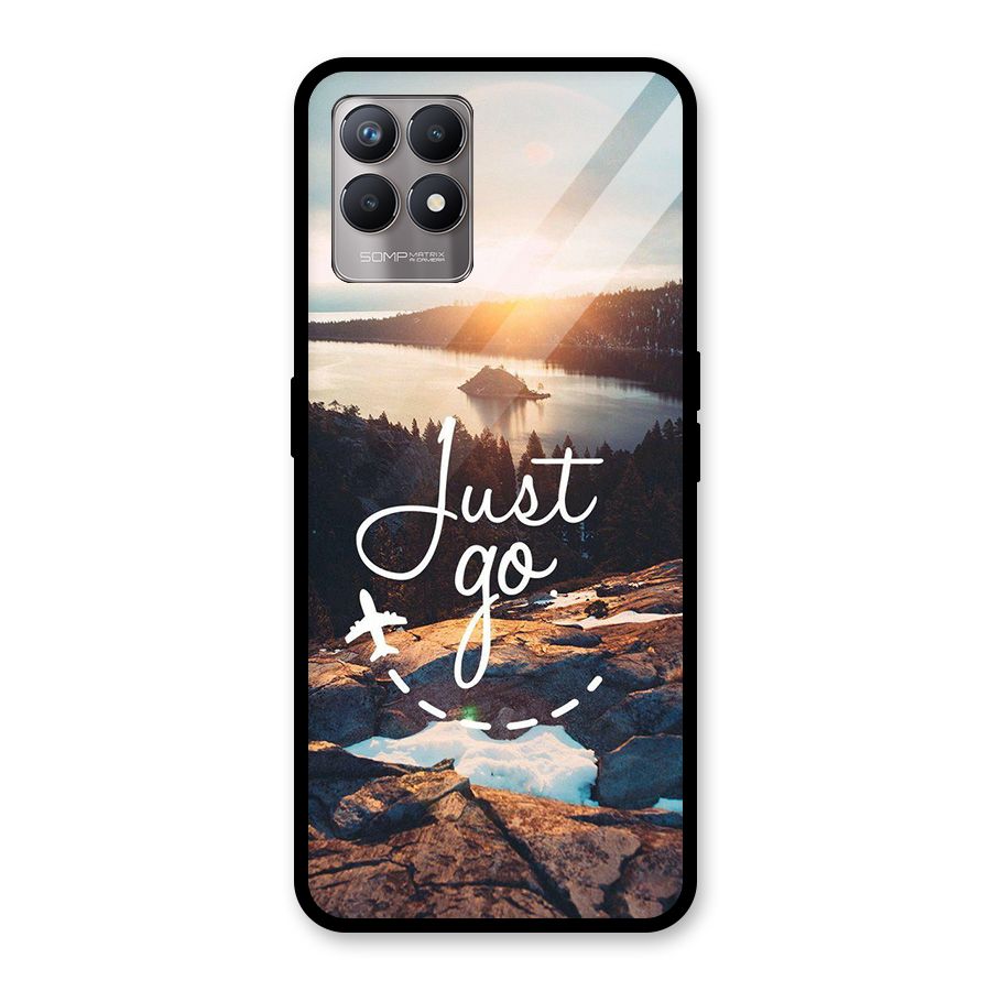 Morning Just Go Glass Back Case for Realme Narzo 50