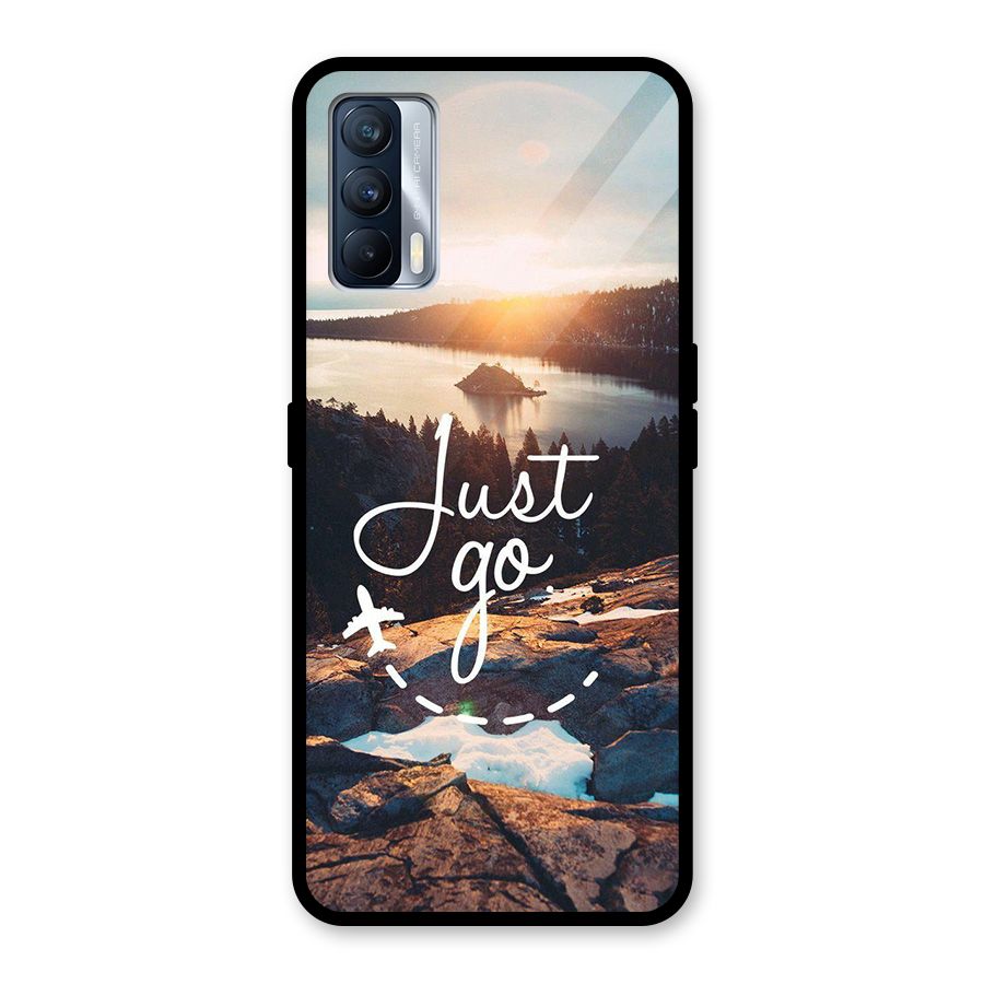 Morning Just Go Glass Back Case for Realme X7