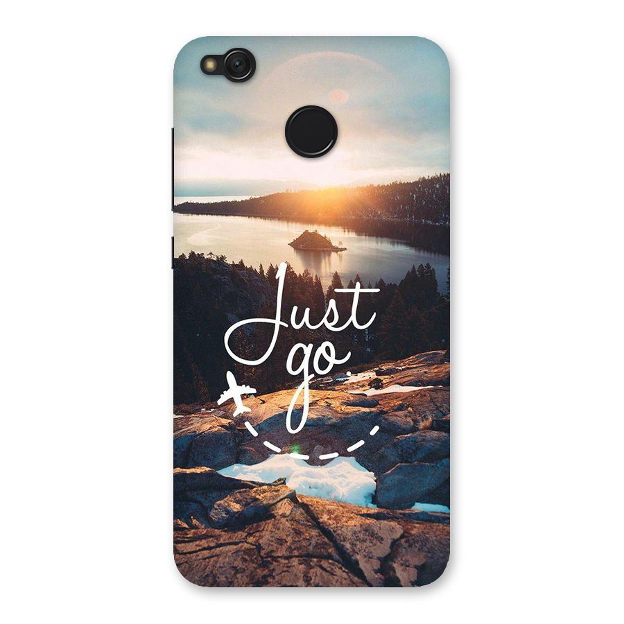 Morning Just Go Back Case for Redmi 4