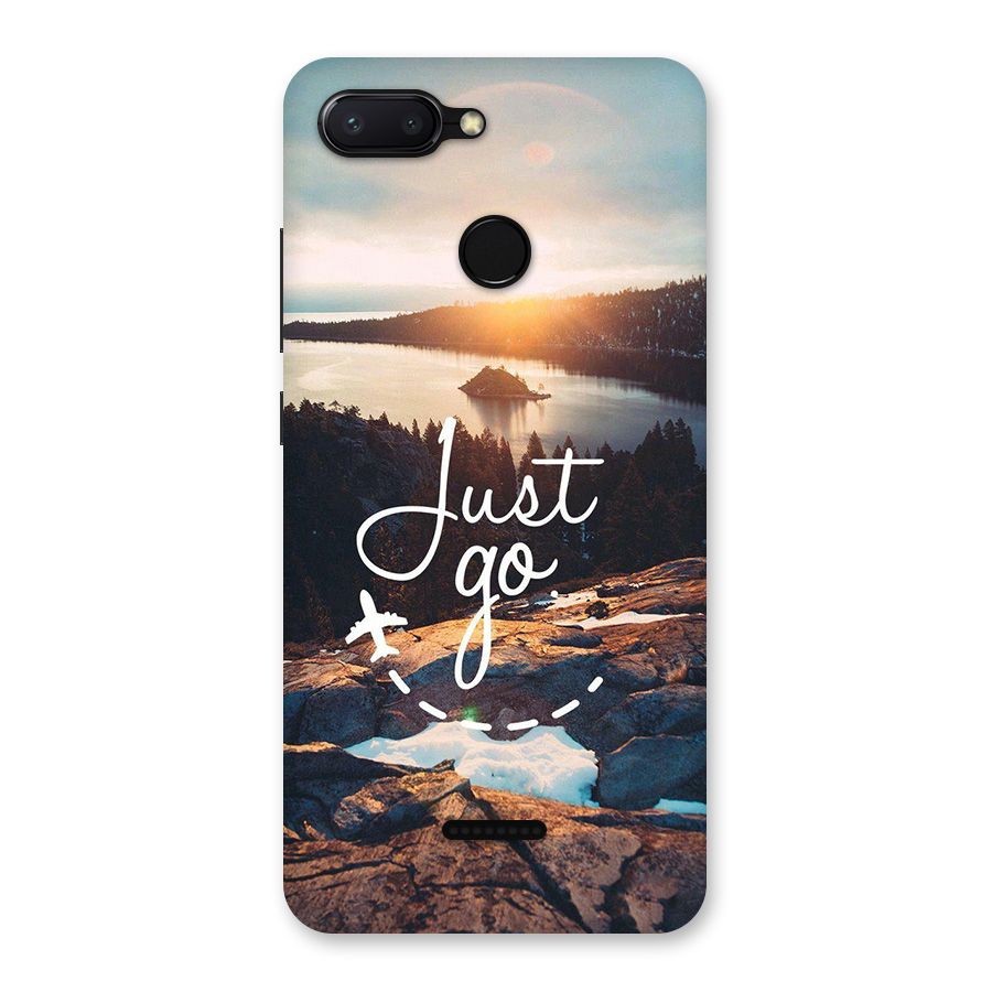 Morning Just Go Back Case for Redmi 6