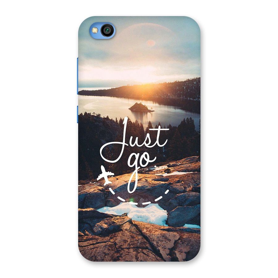 Morning Just Go Back Case for Redmi Go