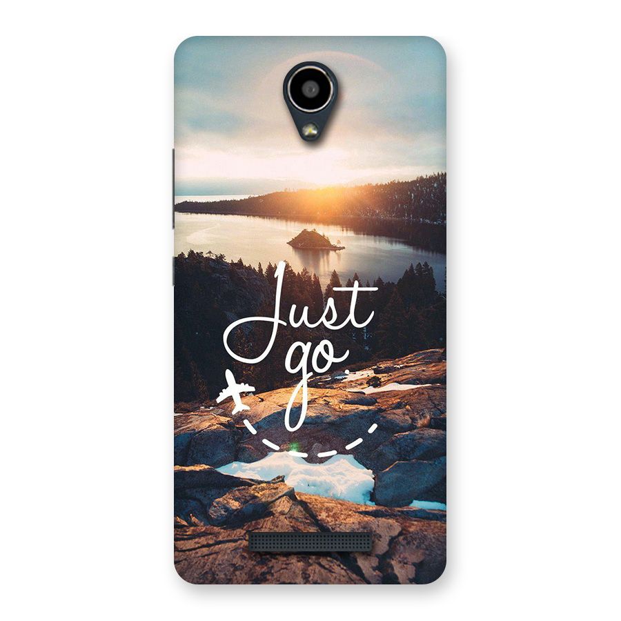 Morning Just Go Back Case for Redmi Note 2
