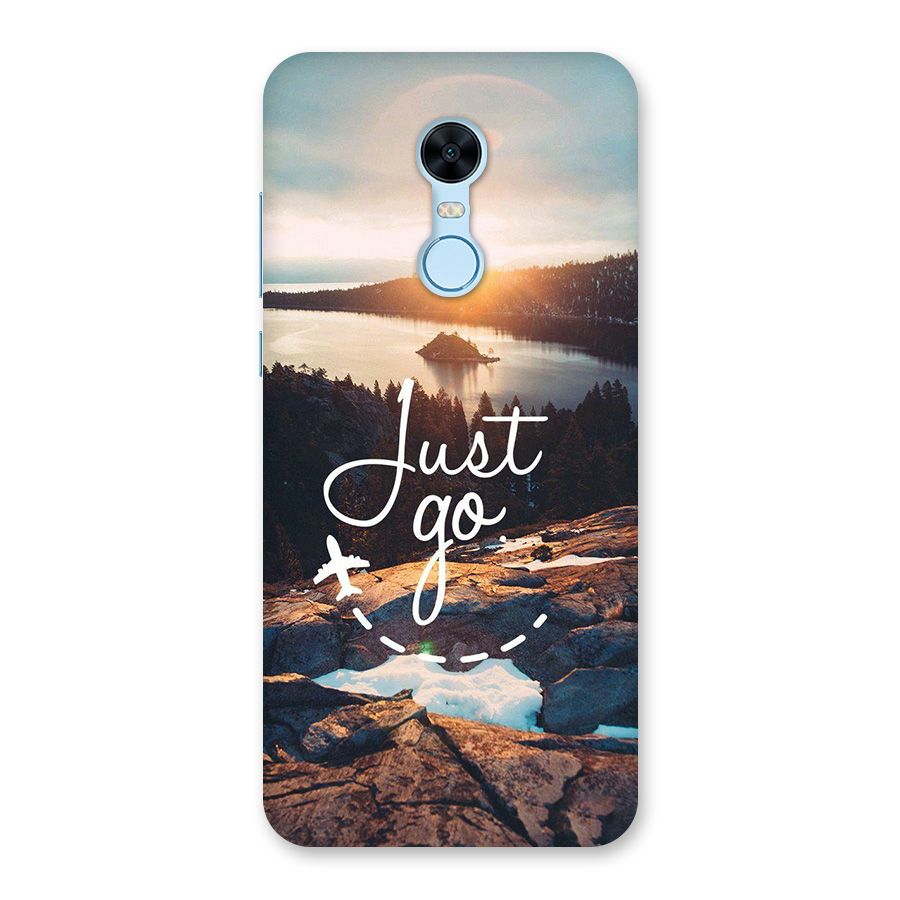 Morning Just Go Back Case for Redmi Note 5