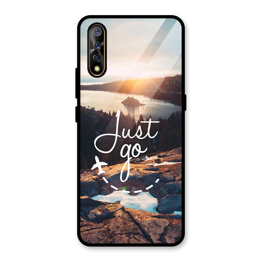 Morning Just Go Glass Back Case for Vivo S1