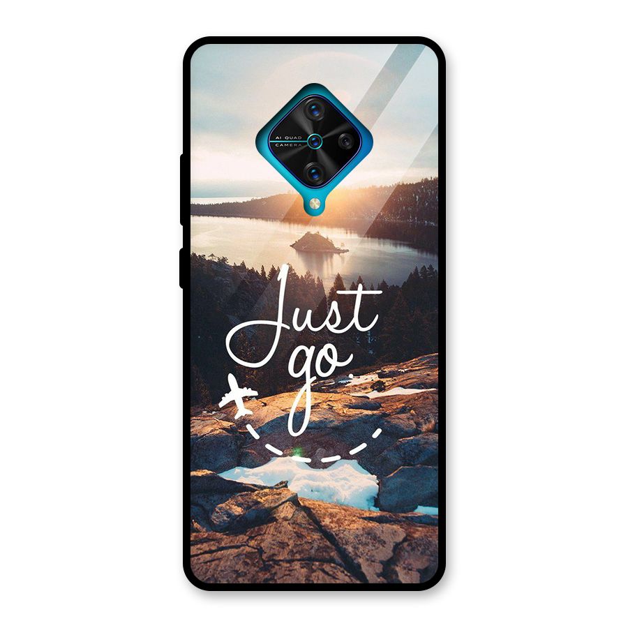 Morning Just Go Glass Back Case for Vivo S1 Pro