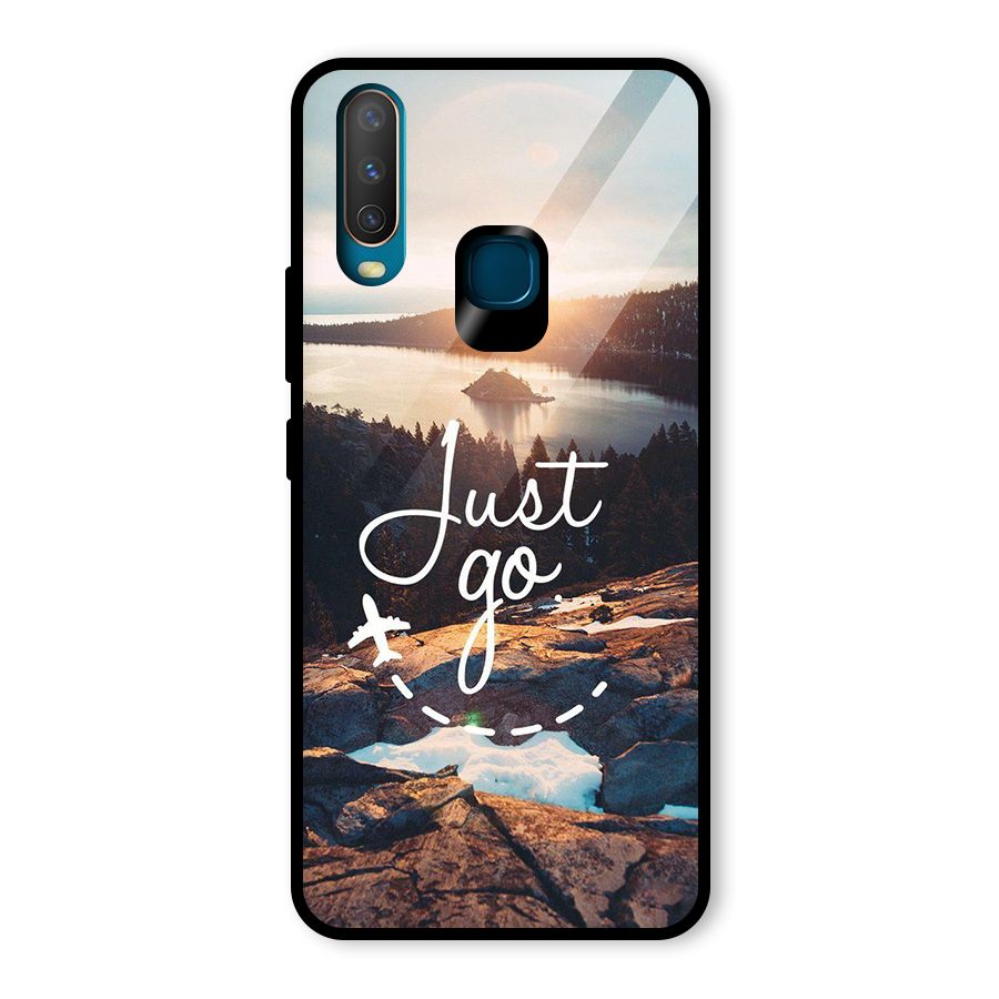 Morning Just Go Glass Back Case for Vivo U10