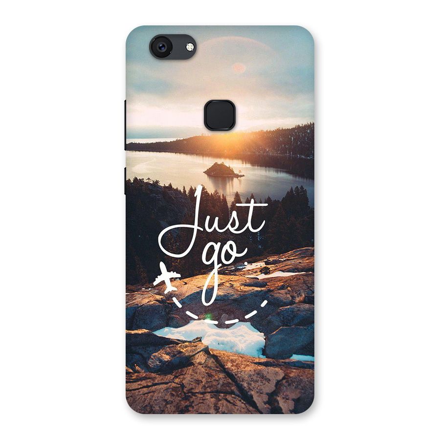 Morning Just Go Back Case for Vivo V7 Plus