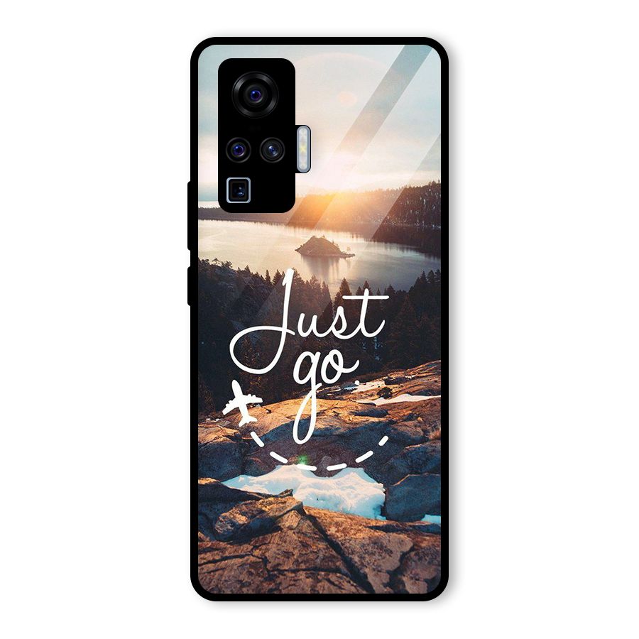 Morning Just Go Glass Back Case for Vivo X50 Pro
