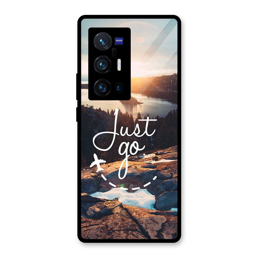 Morning Just Go Glass Back Case for Vivo X70 Pro Plus