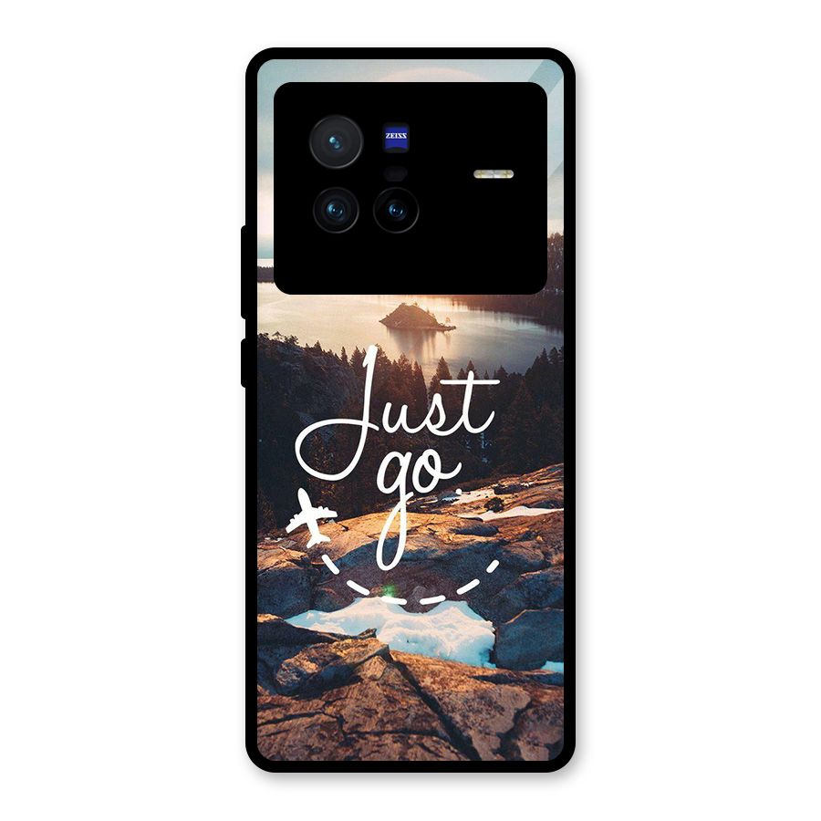 Morning Just Go Glass Back Case for Vivo X80