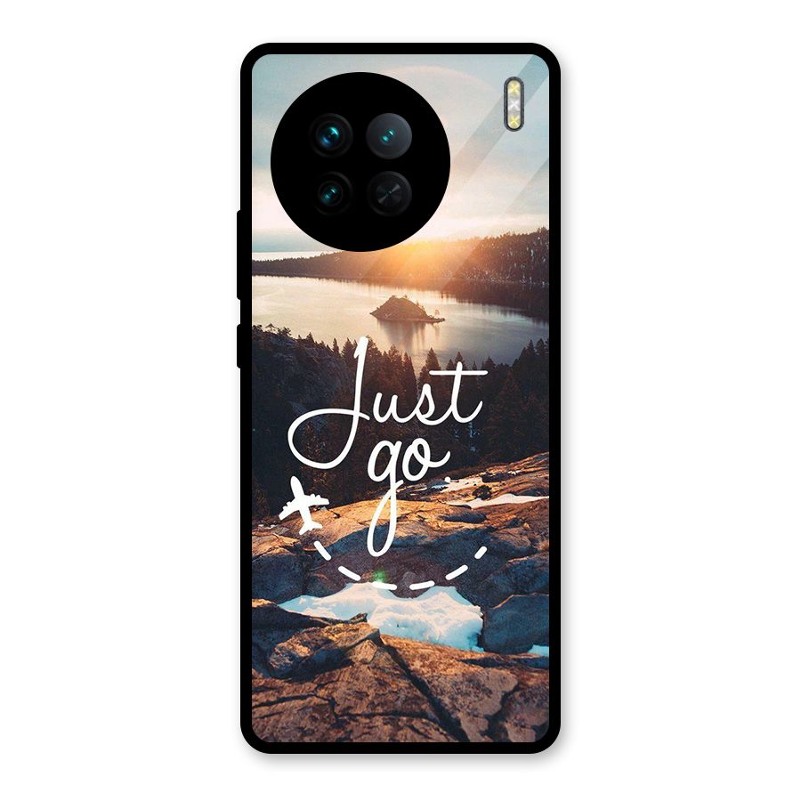 Morning Just Go Glass Back Case for Vivo X90