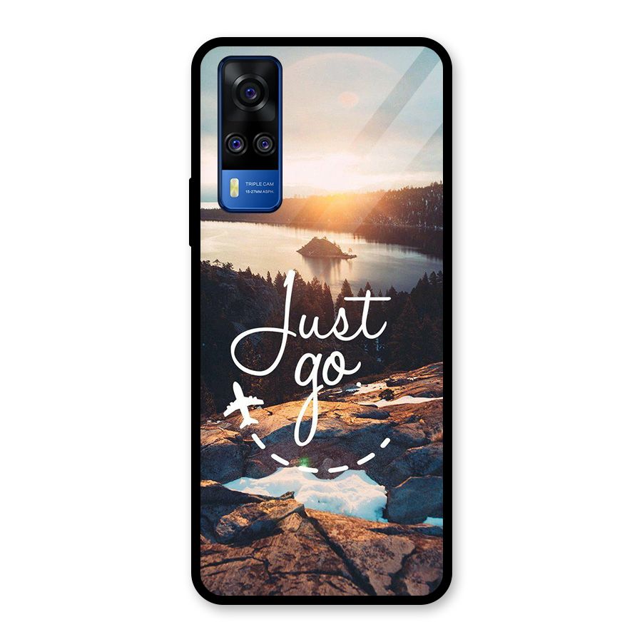 Morning Just Go Glass Back Case for Vivo Y31