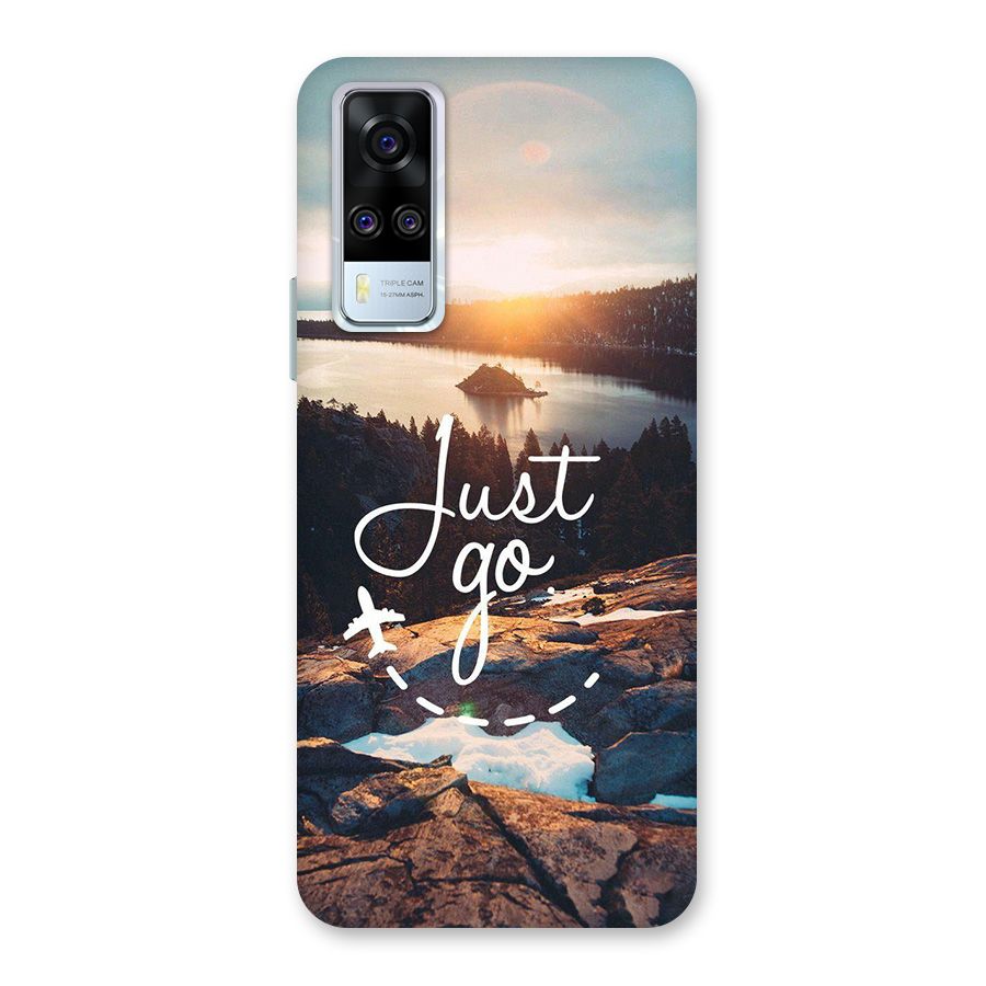 Morning Just Go Glass Back Case for Vivo Y51