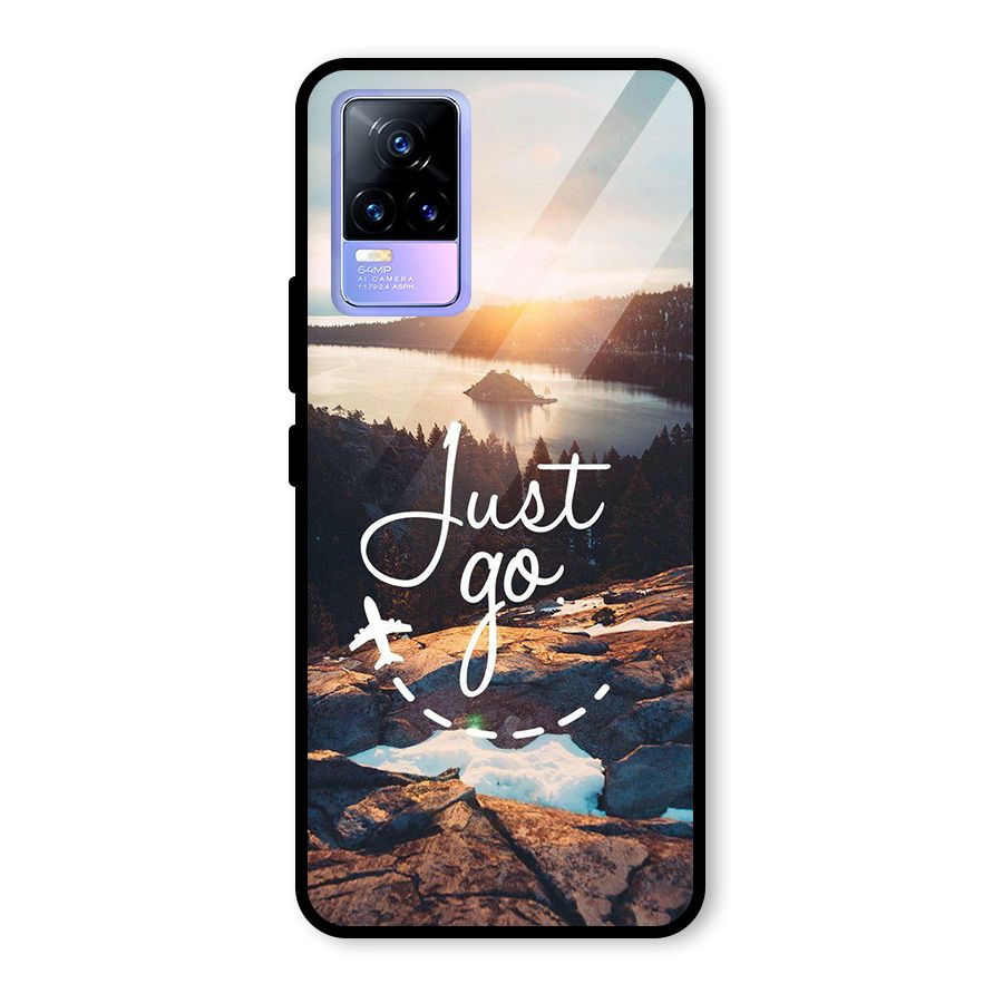 Morning Just Go Glass Back Case for Vivo Y73