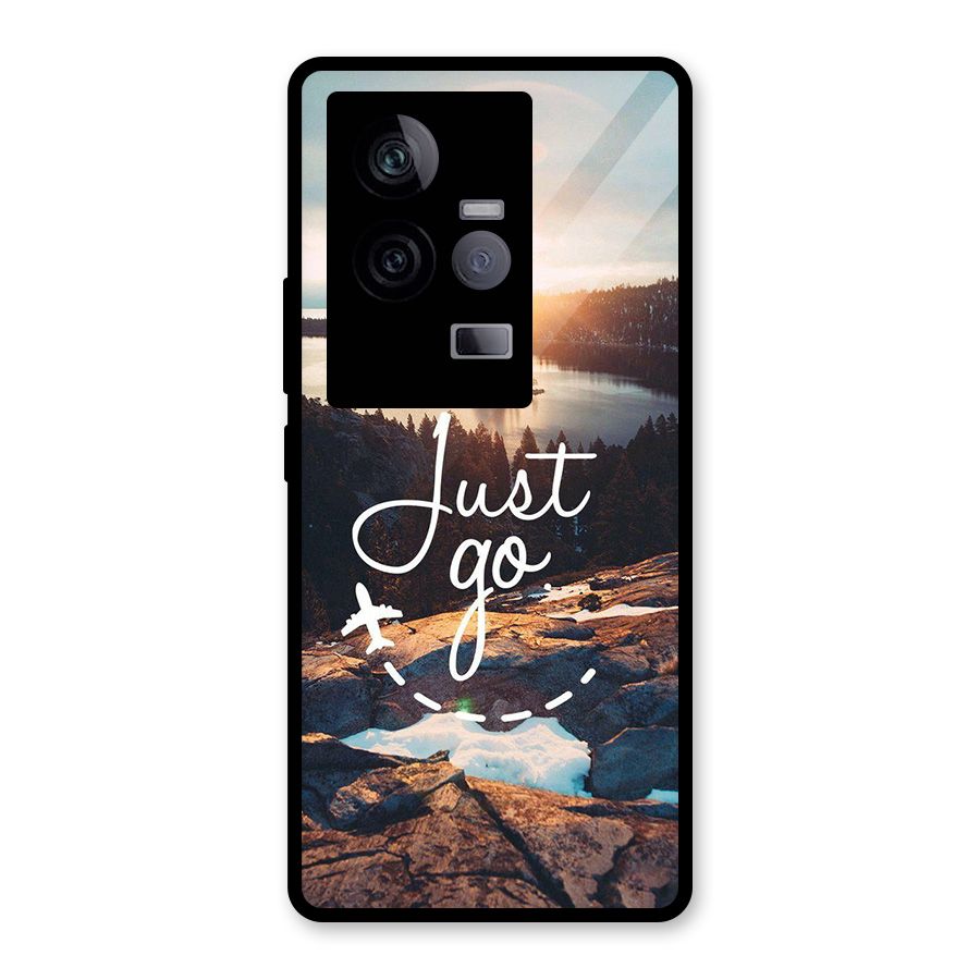 Morning Just Go Glass Back Case for Vivo iQOO 11 5G