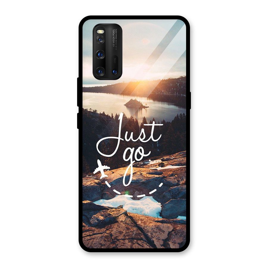 Morning Just Go Glass Back Case for Vivo iQOO 3