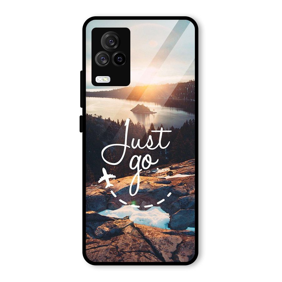 Morning Just Go Glass Back Case for Vivo iQOO 7 Legend 5G
