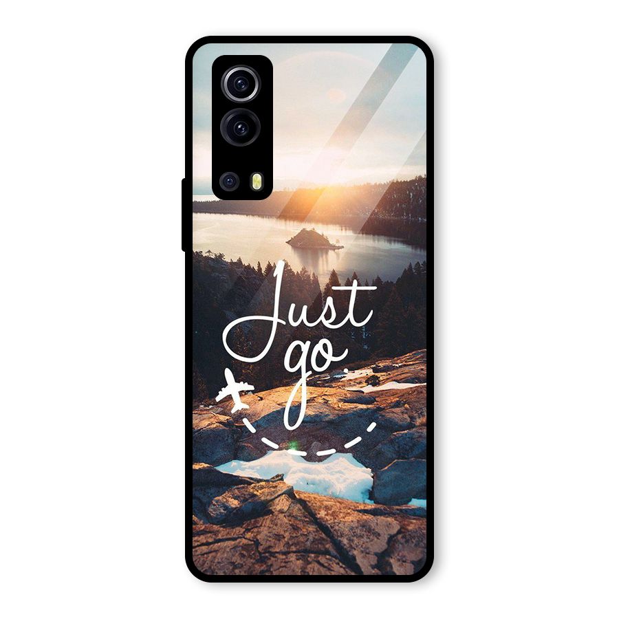Morning Just Go Glass Back Case for Vivo iQOO Z3