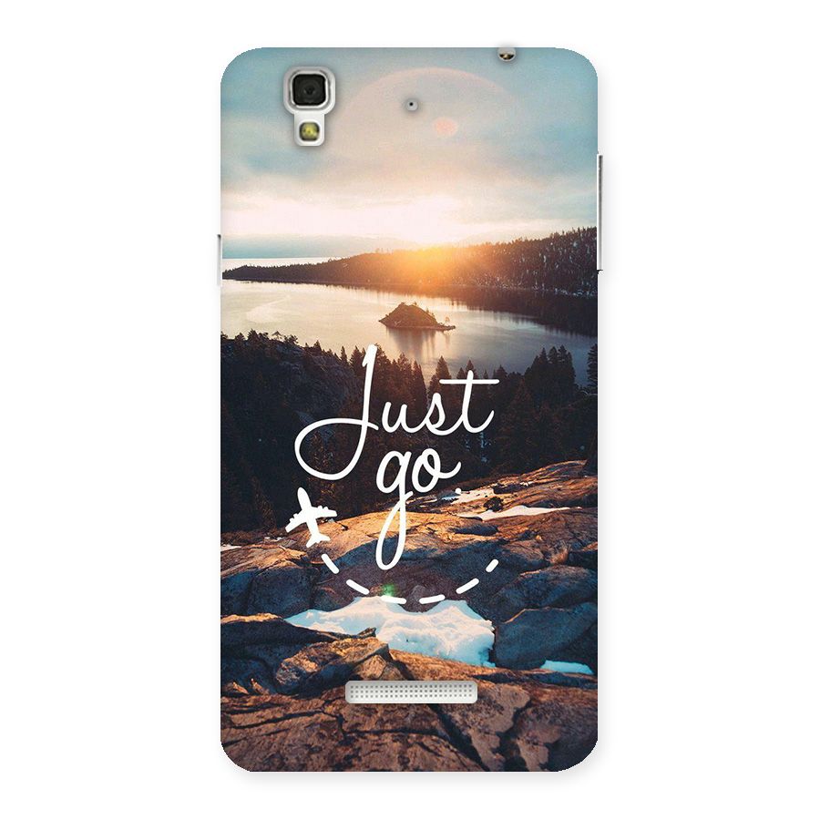 Morning Just Go Back Case for YU Yureka Plus