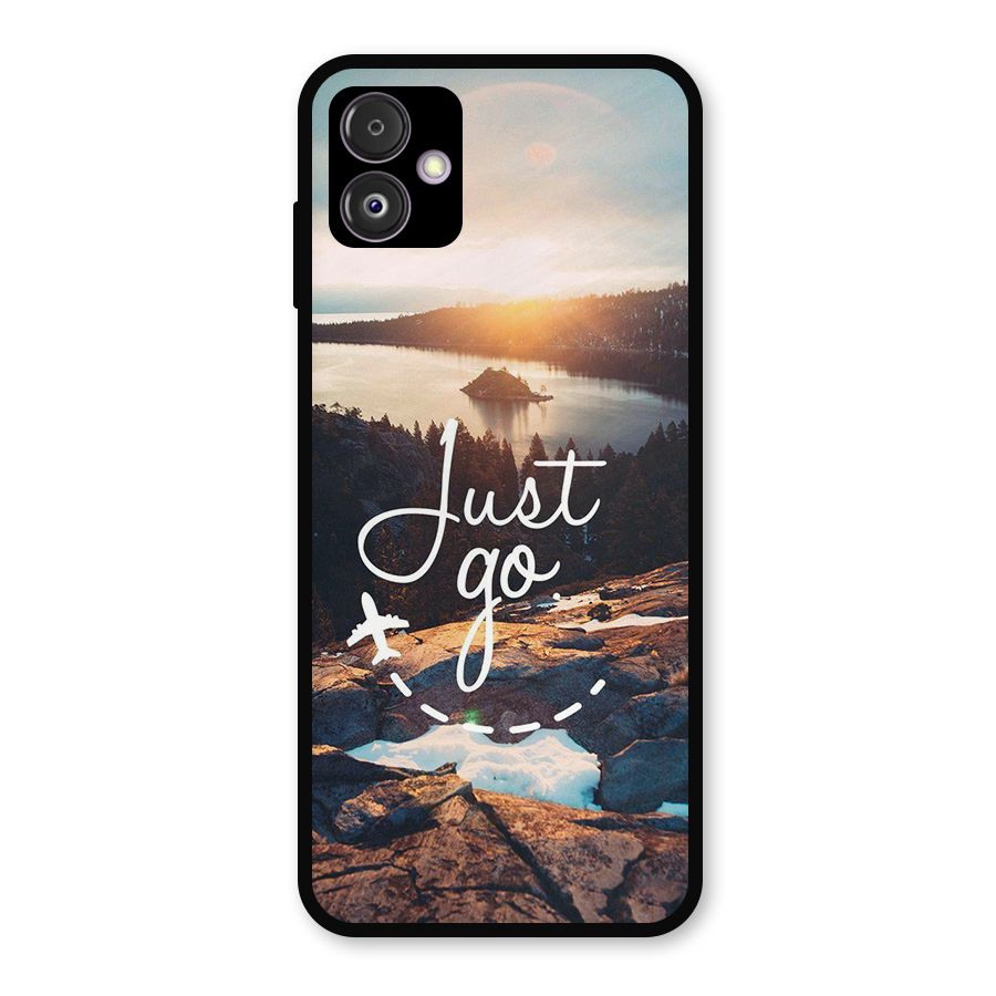 Morning Just Go Metal Back Case for Galaxy F14
