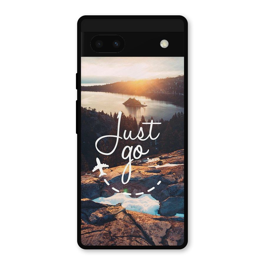 Morning Just Go Metal Back Case for Google Pixel 6a