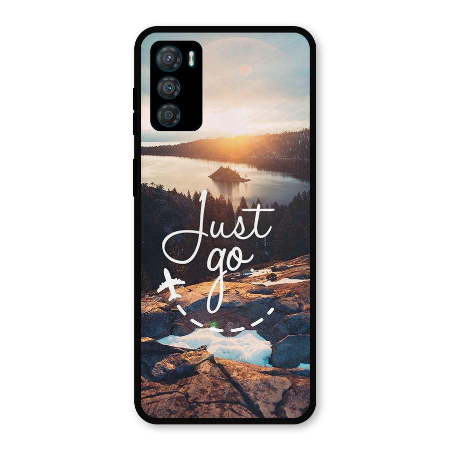 Morning Just Go Metal Back Case for Moto G42